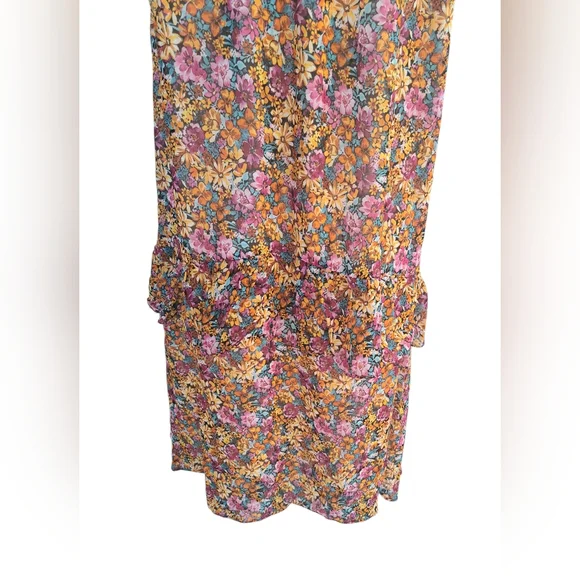Lavender Brown Floral Maxi Dress in Pink, Purple, and Brown - Picture 7 of 10